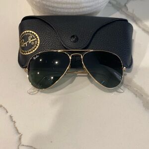 Ray-Ban Classic Gold Frame Sunglasses 3025
